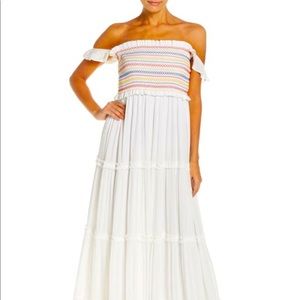 NWT-Tory Burch Smocked Maxi Dress